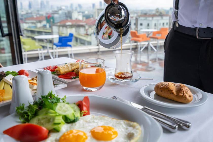 Point Hotel Taksim Istanbul - breakfast
