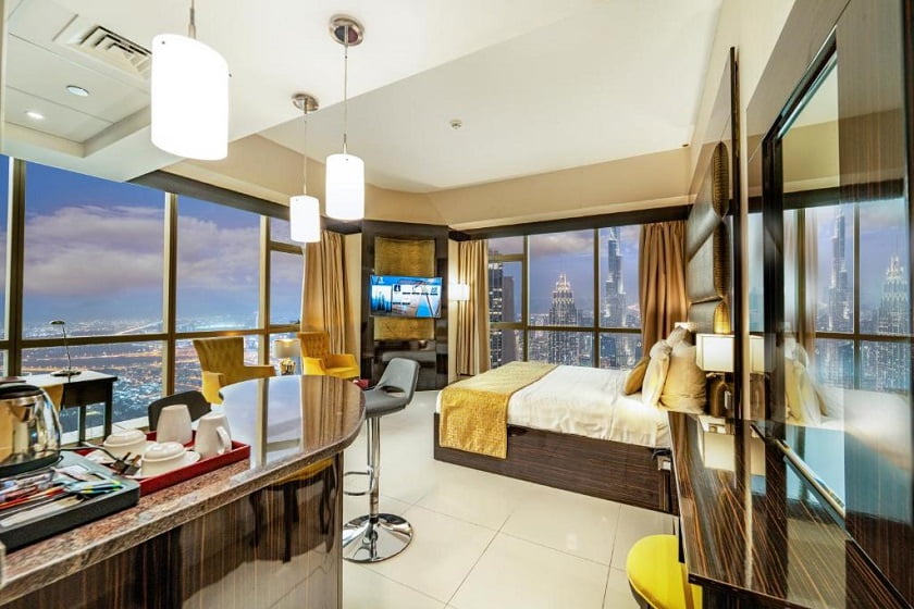 Gevora Hotel Dubai - Superior Room with Burj Khalifa view