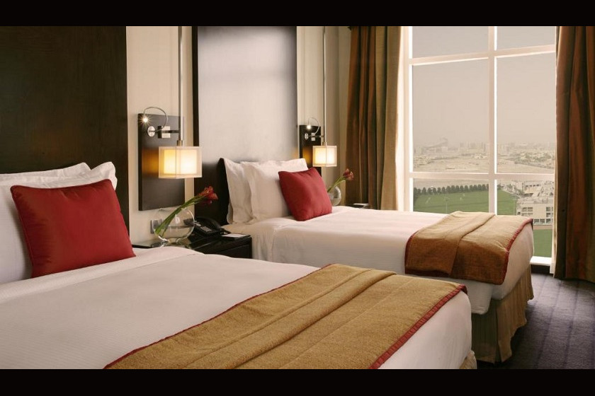 Media Rotana Hotel Dubai - Guest Room Twin Beds