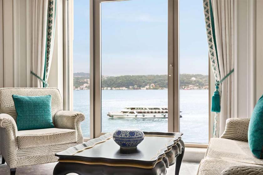 shangri la bosphorus istanbul - Terrace Bosphorus Room 