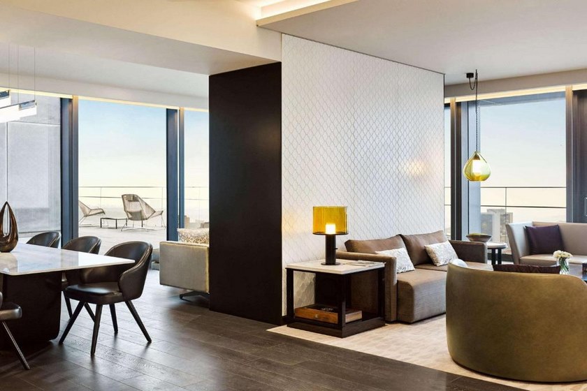 Fairmont Quasar Istanbul Hotel - Fairmont Signature Terrace Suite Sea View and Lounge Access