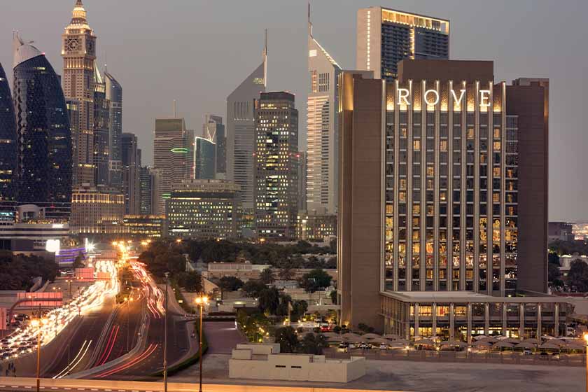 Rove Downtown Hotel Dubai - Facade