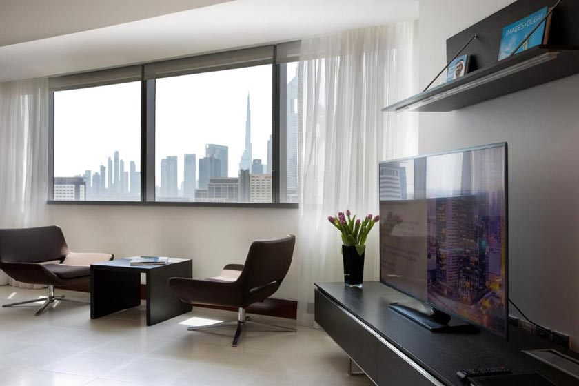 Jumeirah Living World Trade Centre Residence, Suites and Hotel Apartments Dubai - One Bedroom Duplex Residence