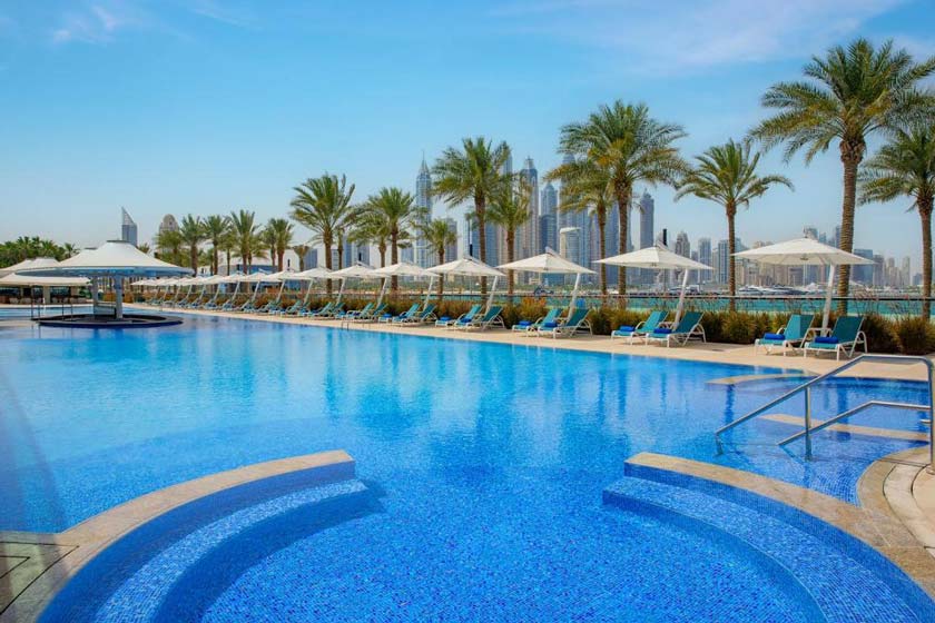 Hilton Dubai Palm Jumeirah dubai - pool