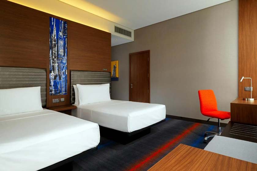 Aloft Me'aisam Dubai - Aloft Room Twin Bed