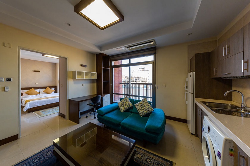 هتل آپارتمان وزرا تهران - آپارتمان یک خوابه اکونومی برای دو نفر