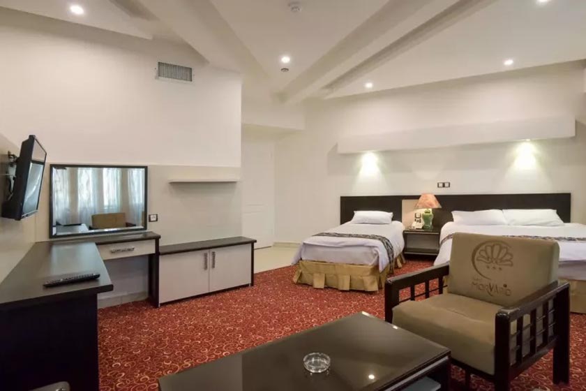 هتل مروارید تهران - اتاق سه تخته
