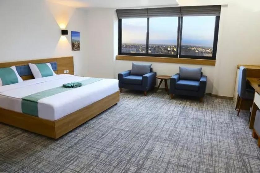 هتل نوین پلاس مشهد - اتاق دو تخته دبل