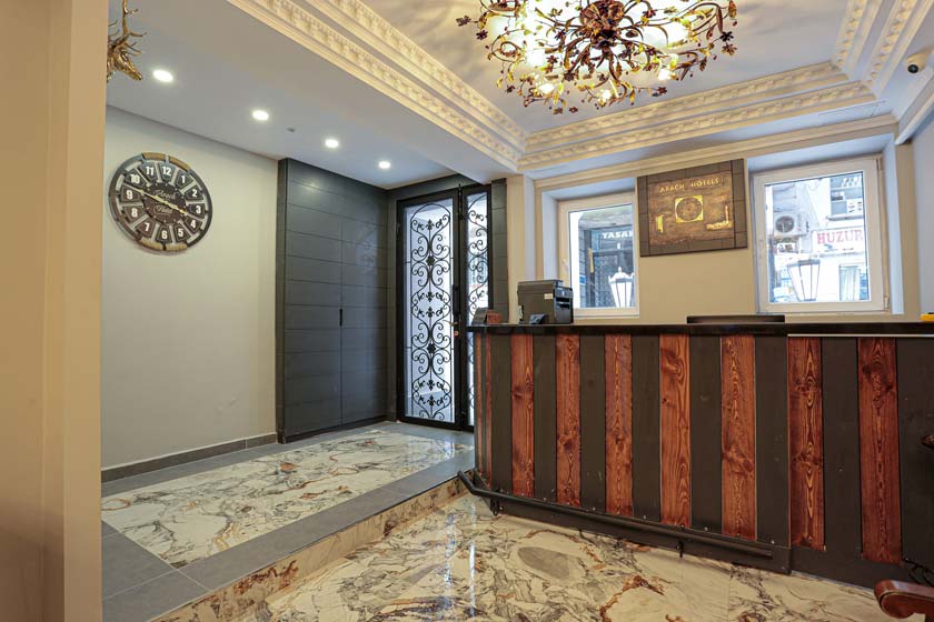 Arach Hotel Harbiye istanbul - reception