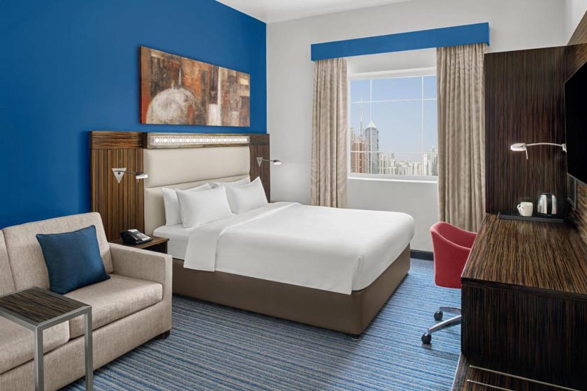 Holiday Inn Express Dubai Safa Park, an IHG Hotel - Standard King Room with Sofa Bed and View