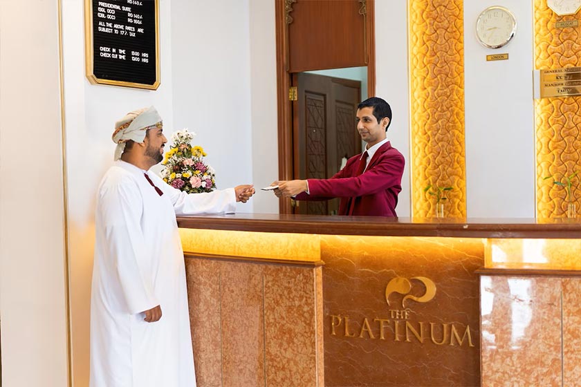 Platinum Hotel Muscat - lobby