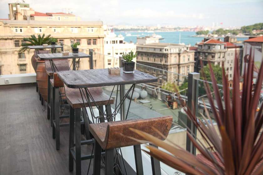 The Bank Hotel Istanbul - terrace