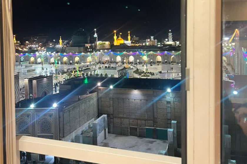 هتل نیکو مشهد - نمای حرم از هتل