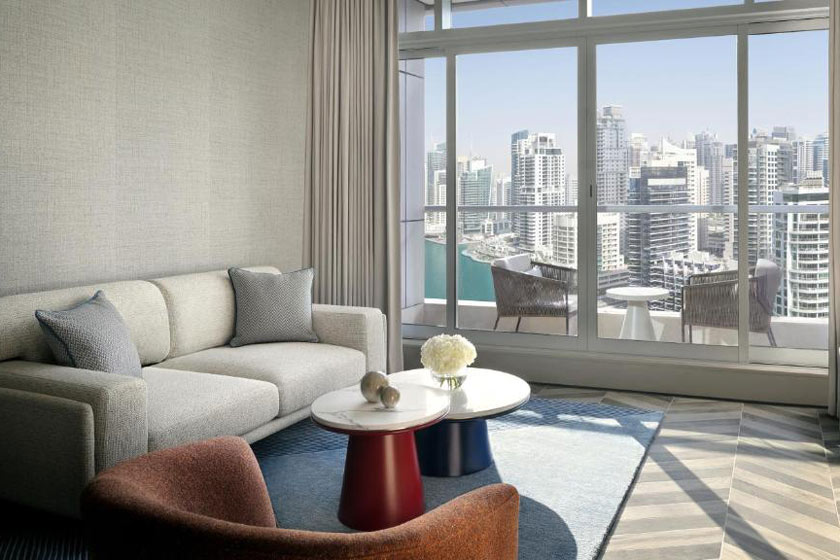 InterContinental Dubai Marina, an IHG Hotel Dubai - One-Bedroom Residence with Balcony and Marina View