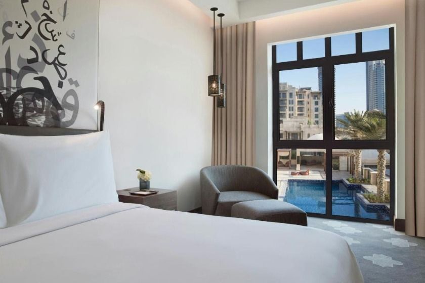 The Heritage Hotel, Autograph Collection, Downtown Dubai - Deluxe King Room with Pool View 