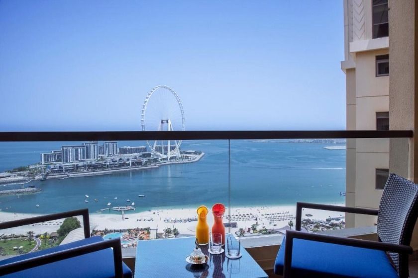 Amwaj Rotana Jumeirah Beach Dubai - Ain Dubai Sea View Room with Balcony - King Bed