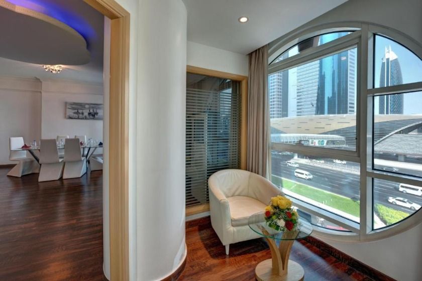 Emirates Grand Hotel Dubai - Grand Suite with Burj Khalifa View