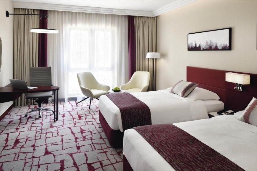 Movenpick Hotel and Apartments Dubai - Executive Twin Room - Complimentary Lounge Access