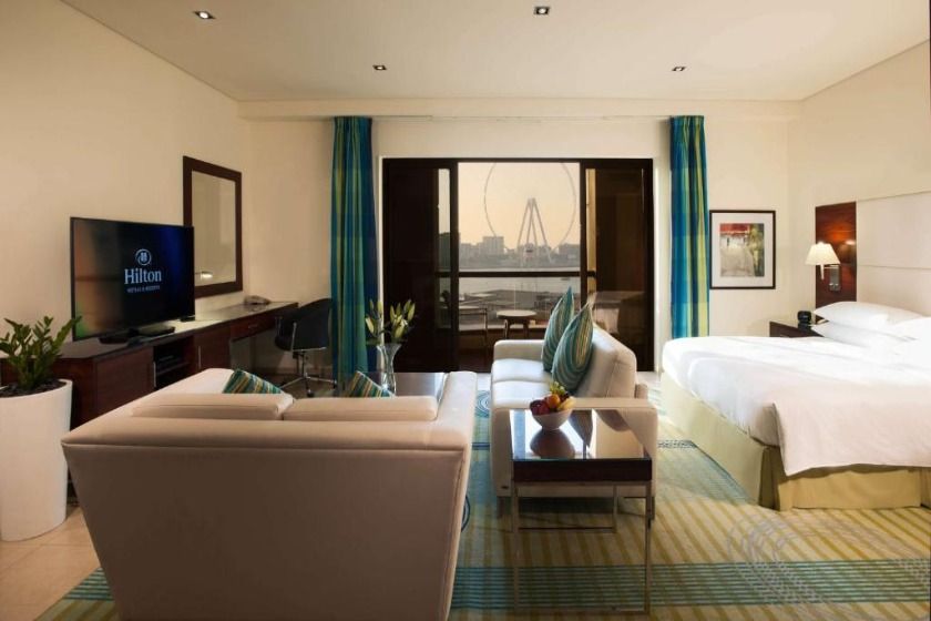 Hilton Dubai The Walk - Junior King Suite with Balcony and Sea View