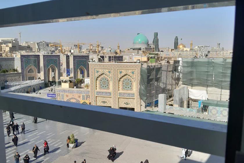 هتل نیکو مشهد - نمای حرم از هتل