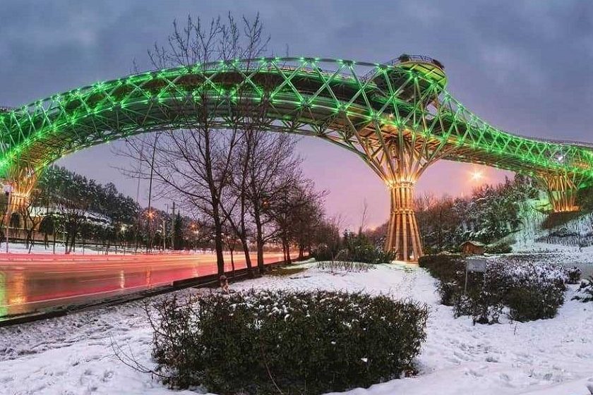 پل طبیعت در زمستان. منبع عکس: وبسایت Seiseniran.De. عکاس: نامشخص