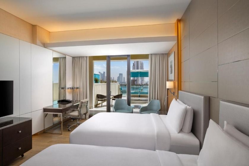 Hilton Dubai Palm Jumeirah Dubai - Double Room with Two Double Beds - Cabana