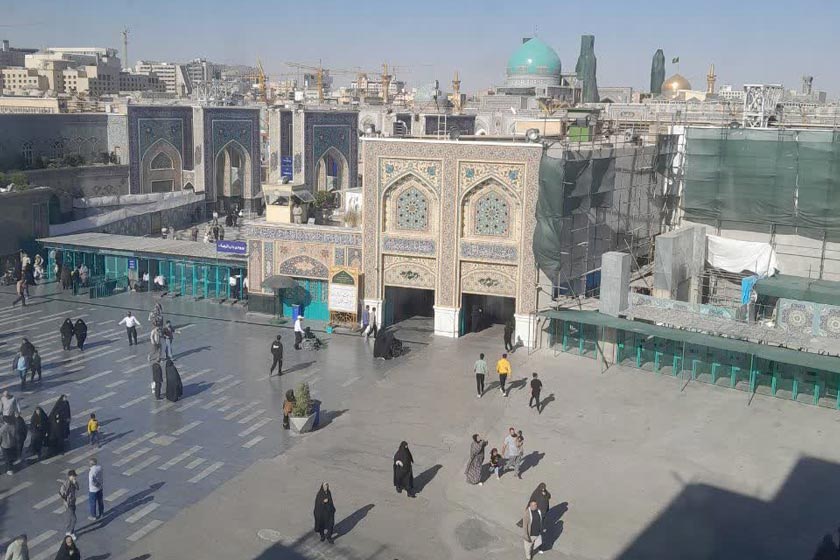 هتل نیکو مشهد - نمای حرم از هتل