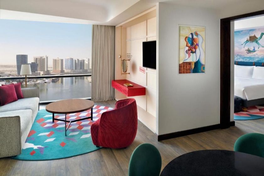 Hotel Indigo Dubai Downtown, an IHG Hotel Dubai - One-Bedroom Suite with Creek View and Sofa Bed
