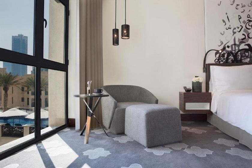 The Heritage Hotel, Autograph Collection, Downtown Dubai - Deluxe Twin Room with Pool View