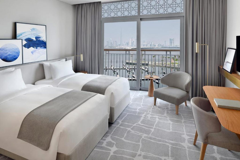 Vida Creek Harbour Dubai - Partial Marina View Deluxe Room Twin