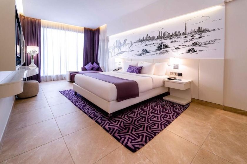 Mercure Hotel Apartments Dubai Barsha Heights Dubai - Prestige Two-Bedroom Suite Skyline View