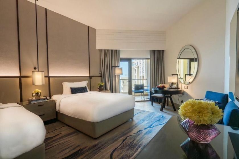 Amwaj Rotana Jumeirah Beach Dubai - Sea View Room with Balcony - Twin Bed