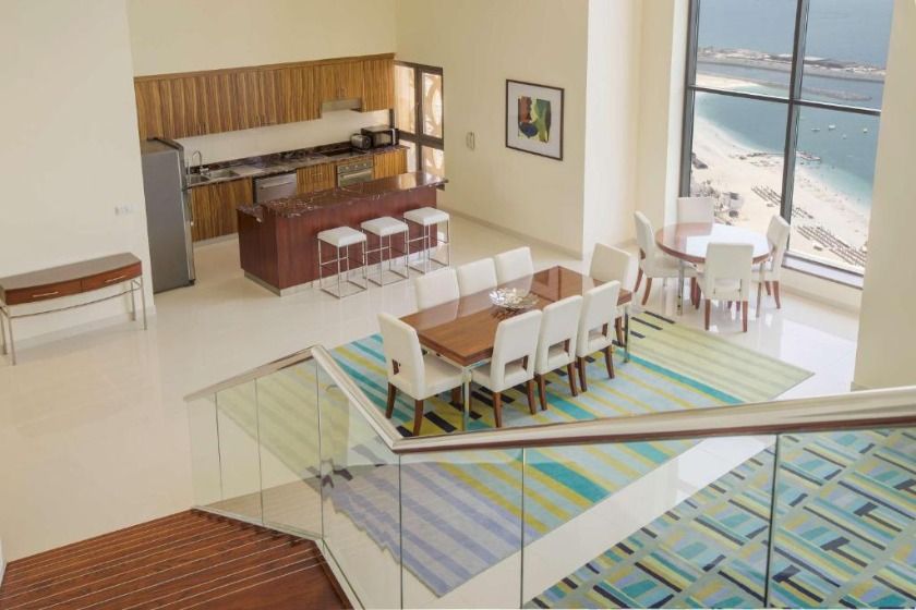 Hilton Dubai The Walk - Duplex King Suite with Sea View