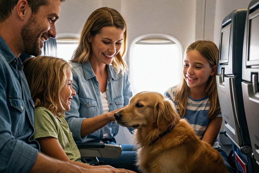 ایتالیا برای نخستین بار درهای کابین هواپیما را به روی حیوانات خانگی بزرگ گشود