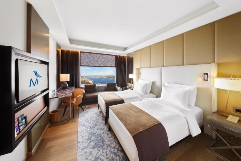 The Marmara Taksim Istanbul - Deluxe Double or Twin Room with Bosphorus View