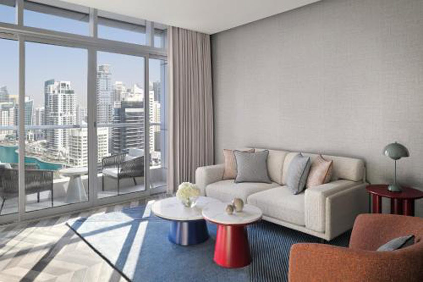 InterContinental Dubai Marina, an IHG Hotel Dubai - One-Bedroom Residence with Balcony and Marina View