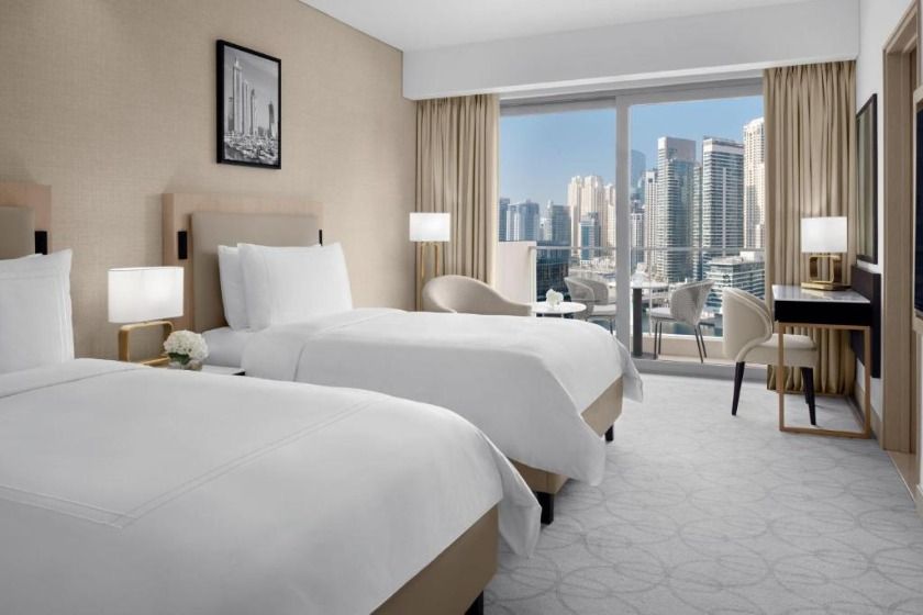 JW Marriott Hotel Marina Dubai - Executive Marina View Room, Twin Beds