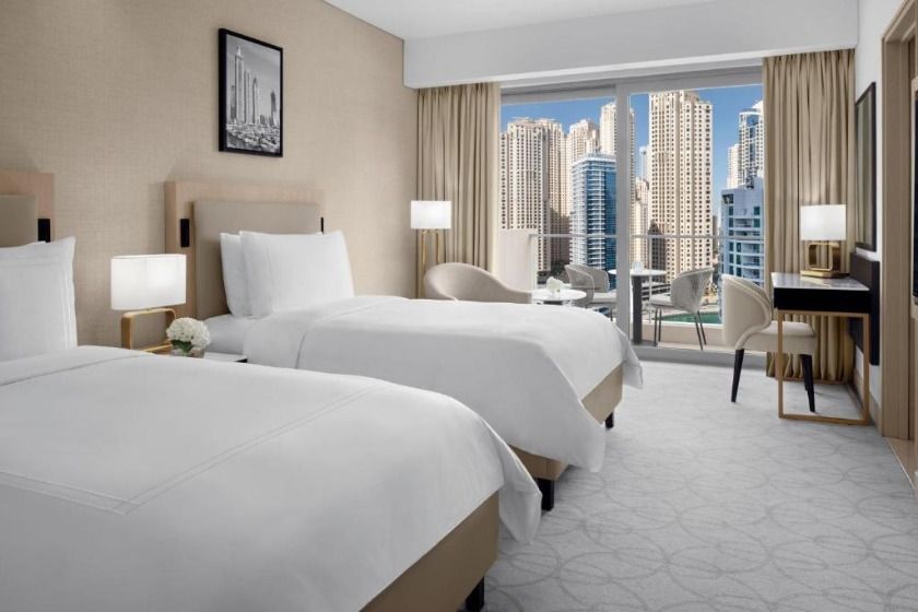 JW Marriott Hotel Marina Dubai - Executive City View Room, Twin Bed