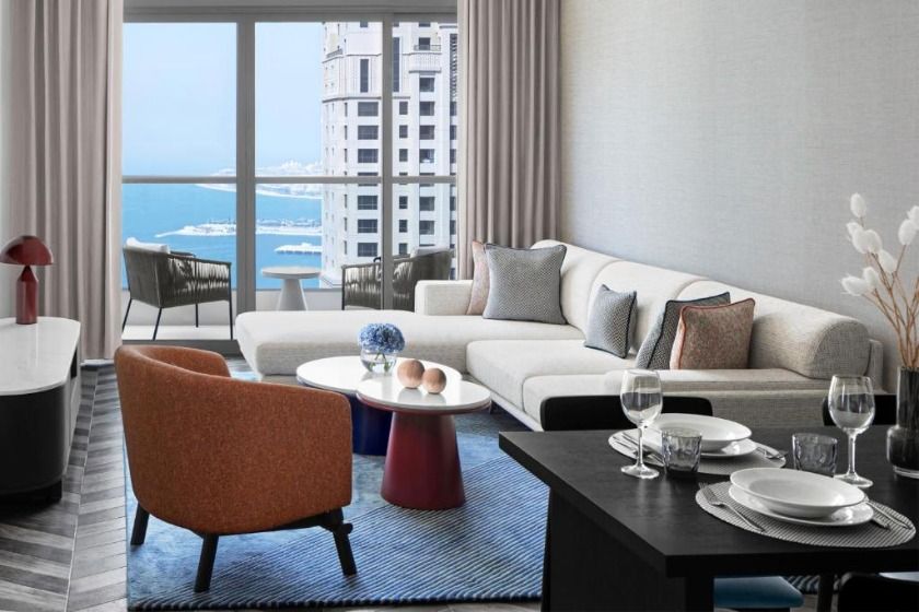InterContinental Dubai Marina, an IHG Hotel Dubai - Two-Bedroom Residence with Balcony and View