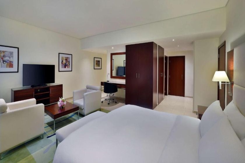 Hilton Dubai The Walk - King Executive Room with Sea View and Balcony