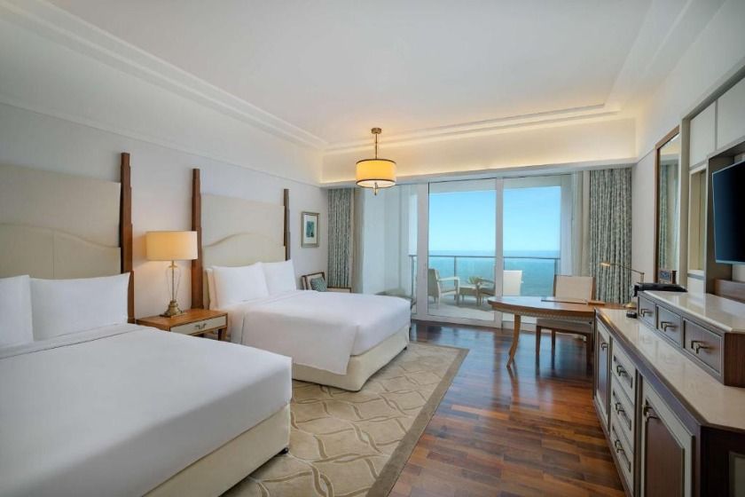 Waldorf Astoria Dubai Palm Jumeirah Dubai - Deluxe Queen Room with Two Queen Beds and Skyline Sea View