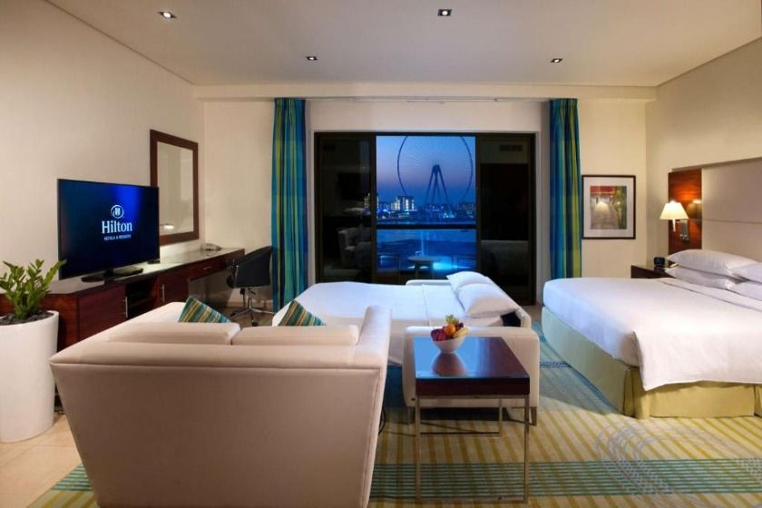Hilton Dubai The Walk - Junior King Suite with Balcony and Sea View