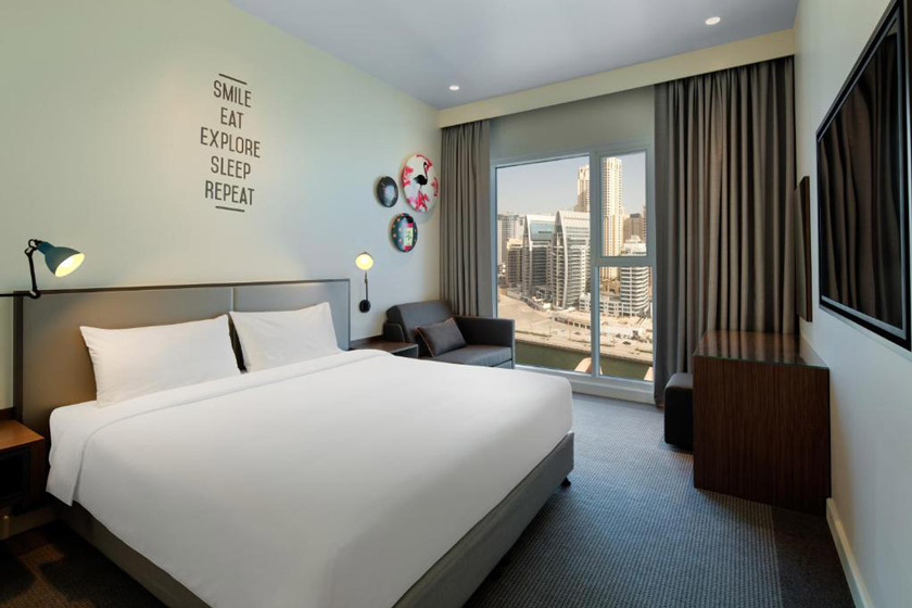 Rove Dubai Marina Dubai - Rover Room Marina View With Free Shuttle To Dubai Exhibition Center