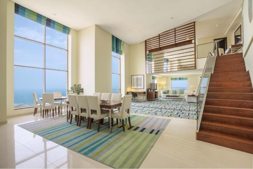 Hilton Dubai The Walk - Duplex King Suite with Sea View