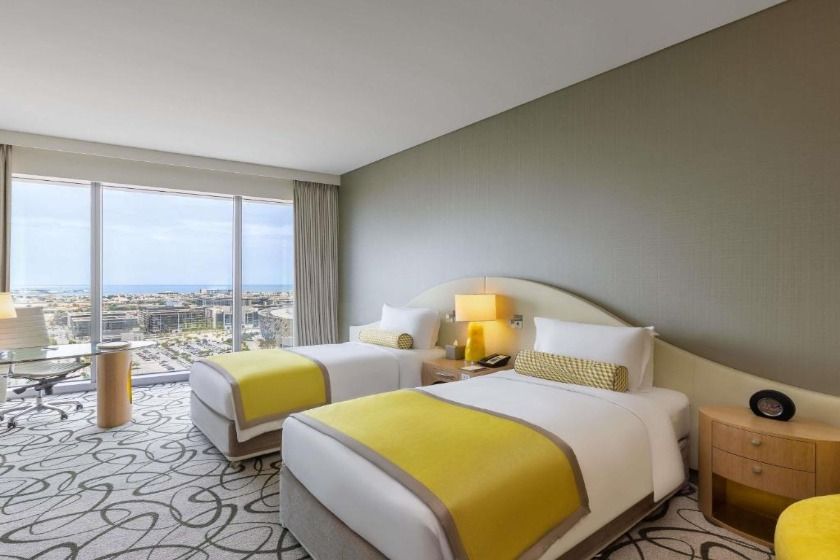 Sofitel Dubai Downtown Dubai - Luxury Twin Room with Club Access and Burj Khalifa View