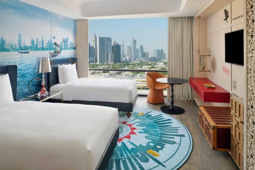 Hotel Indigo Dubai Downtown, an IHG Hotel Dubai - Standard Twin Room with City View