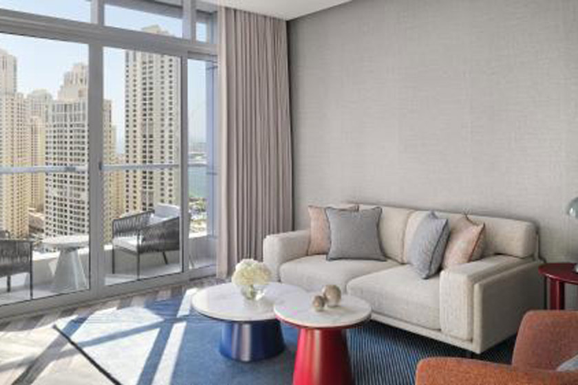 InterContinental Dubai Marina, an IHG Hotel Dubai - One-Bedroom Residence with Balcony
