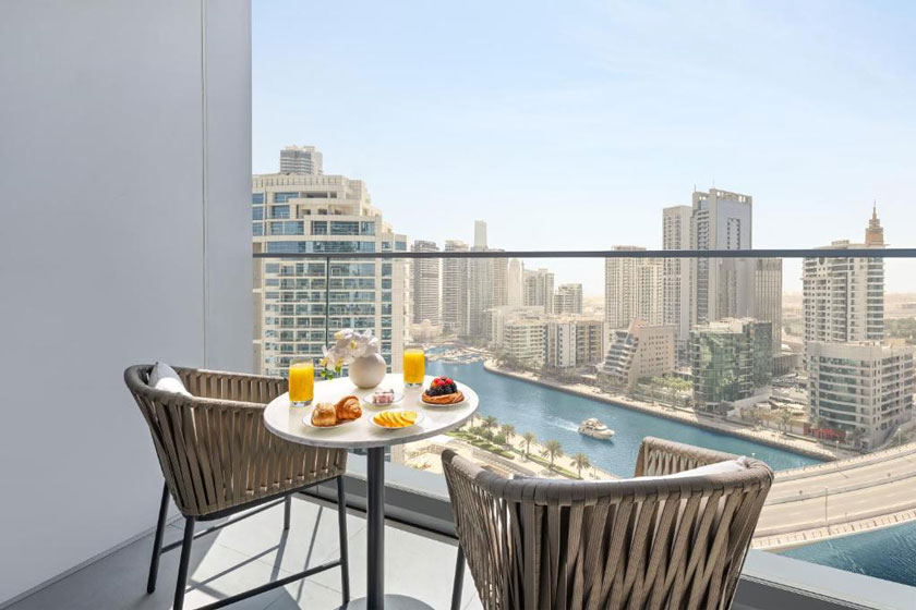 Address Beach Resort Dubai - Deluxe Marina City View Room with Balcony 