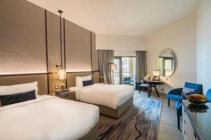 Amwaj Rotana Jumeirah Beach Dubai - Sea View Room with Balcony - Twin Bed
