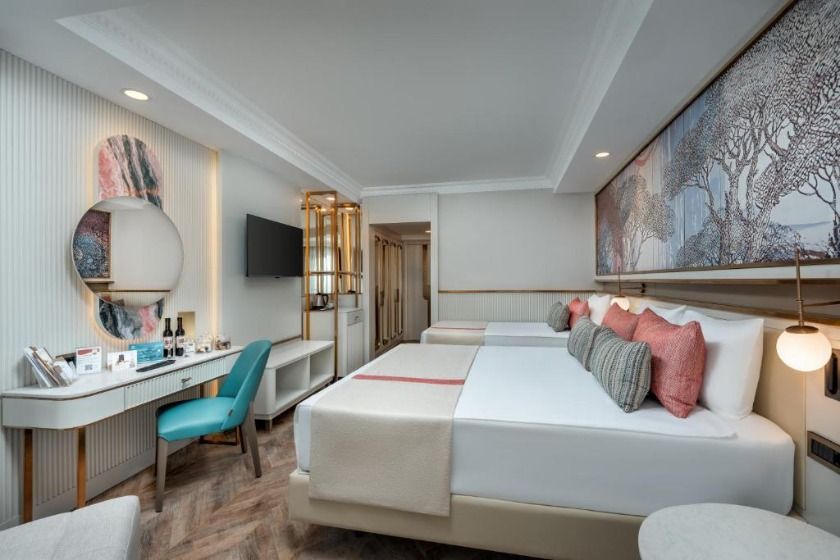 Delphin Palace Hotel Antalya - Standard Double or Twin Room with Side Sea View